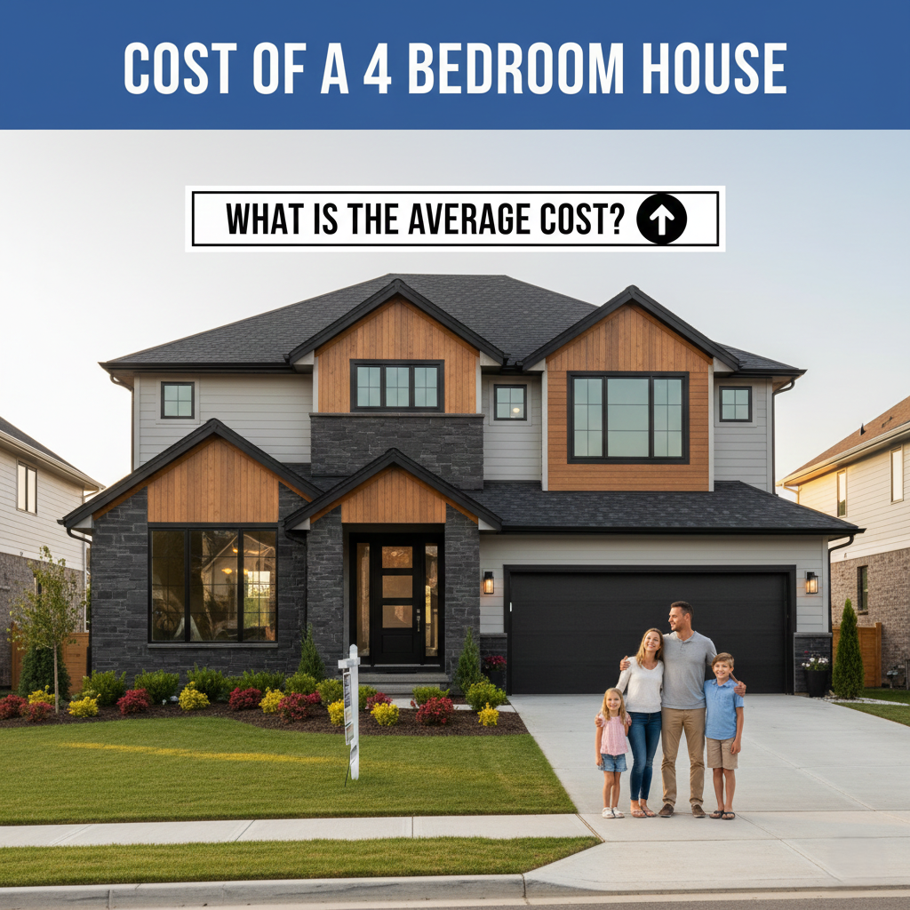 What Is the Average Cost of a 4 Bedroom House?