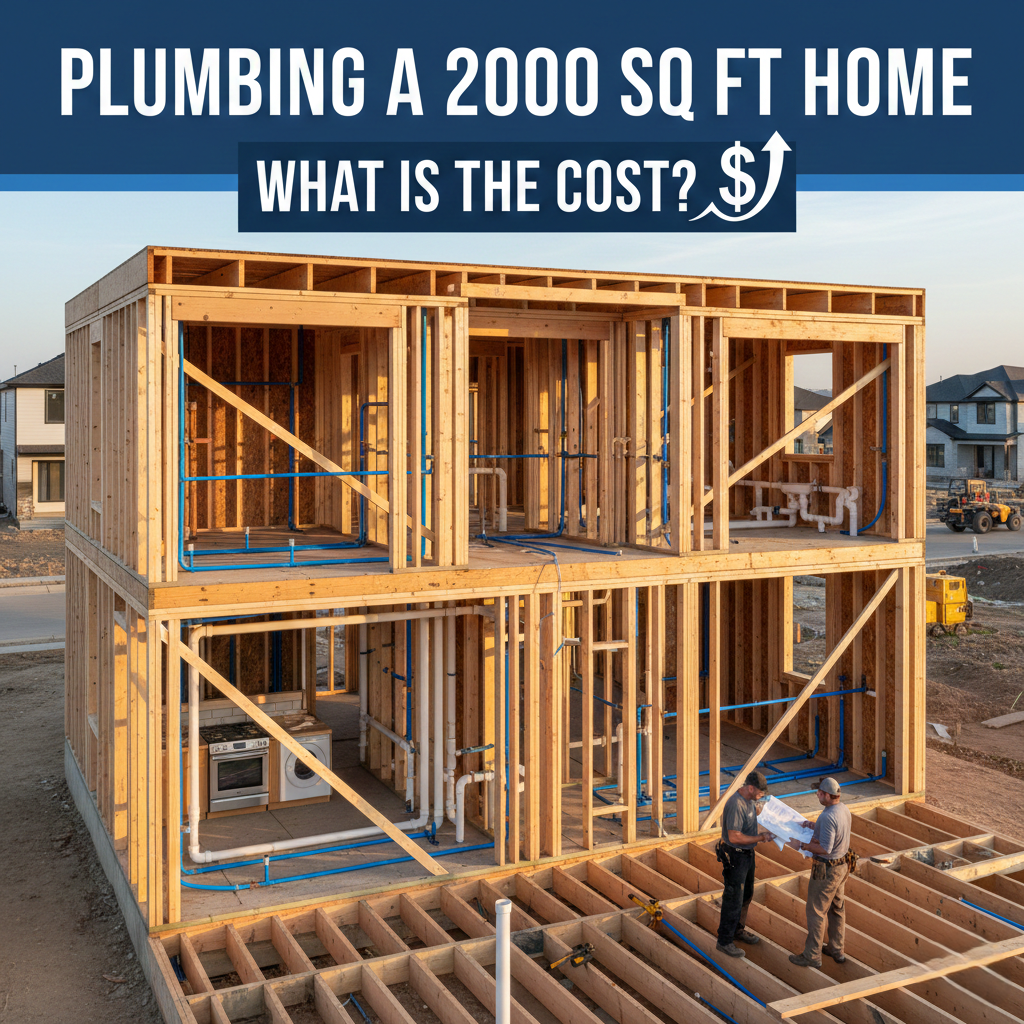 What Is the Cost to Plumb a 2000 Sq Ft House?
